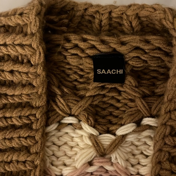 SAACHI CAMILLA OPEN FRONT CROP CARDIGAN 🧶🧵🪡 - Picture 5 of 8